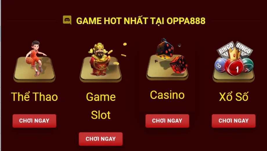 Oppa888 | Nhà cái chuyên cung cấp các trò chơi casino trực tuyến 57 Cách nhận khuyến Oppa888 đó là tham gia các sự kiện tổ chức trong game