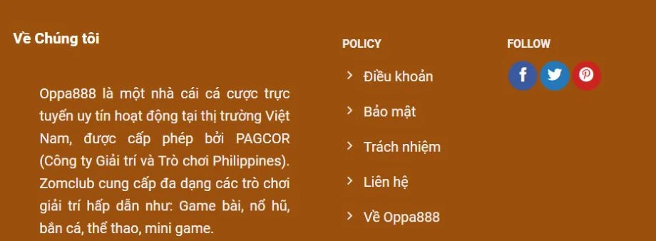 Oppa888 | Nhà cái chuyên cung cấp các trò chơi casino trực tuyến 45 Nhà cái Oppa888 đảm bảo tính hợp pháp và an toàn cho bet thủ